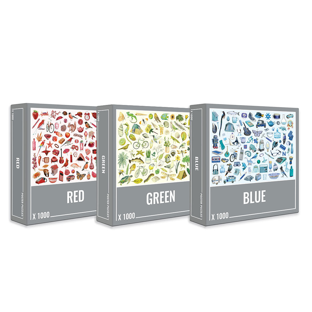 RGB Bundle (3 x 1000 Piece Puzzles)