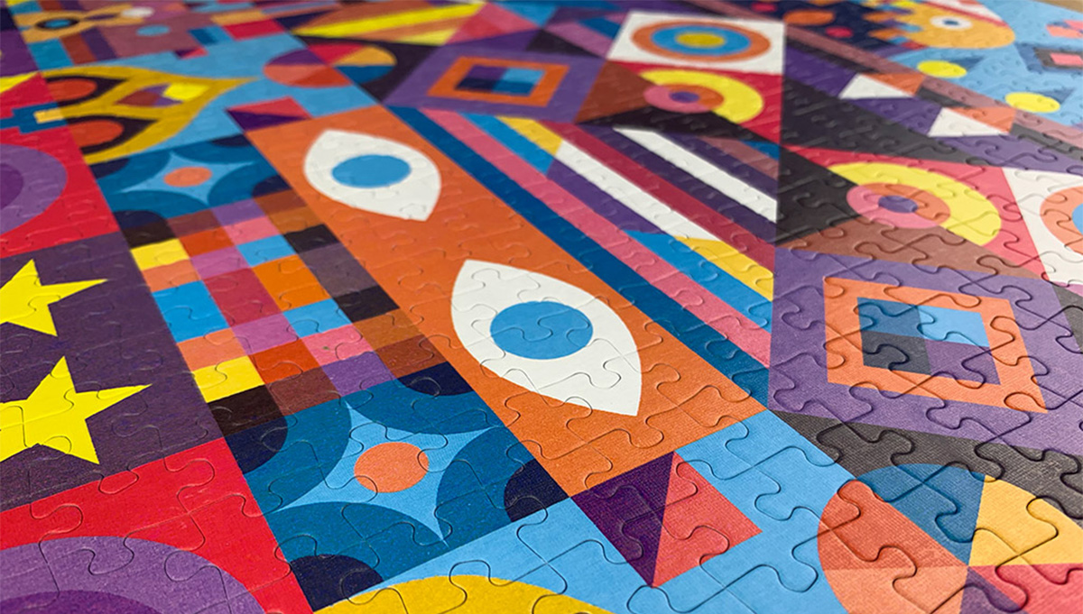 Puzzle Made in design Editions - multicolore