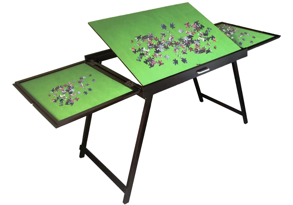 How to build a jigsaw puzzle game table - Designed Decor